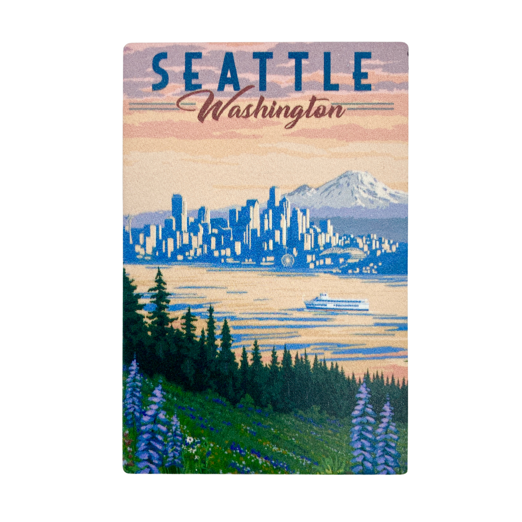 Seattle Sunset Magnet