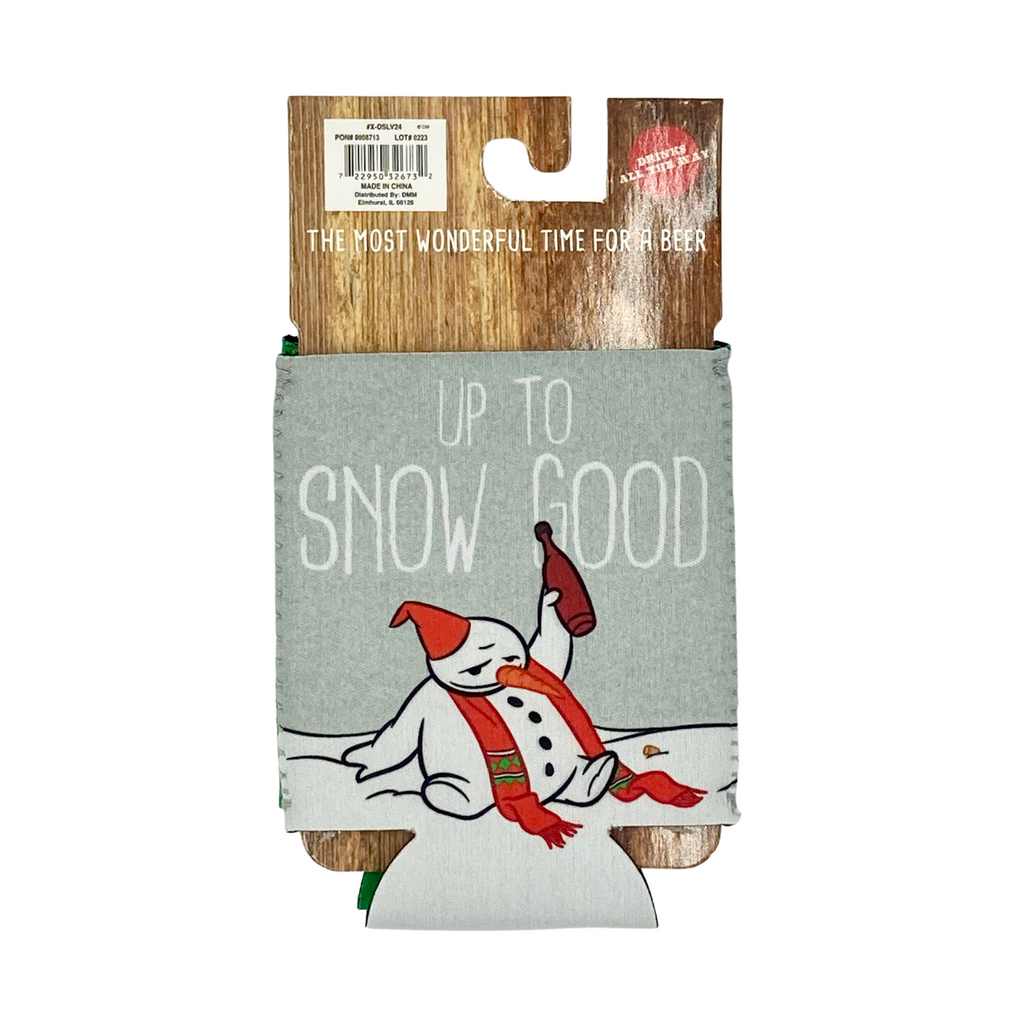 2pc Holiday Drink Sleeves: Holiday Drinking Team & Up to Snow Good