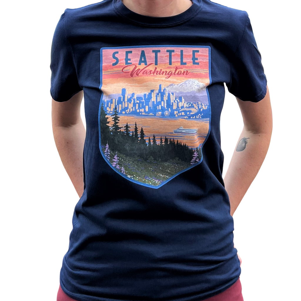 Seattle Sunset T-Shirt - Adult & Youth Sizes