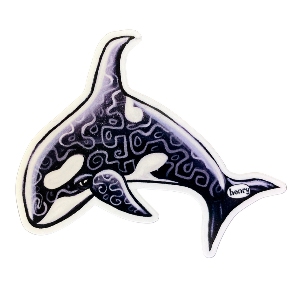 Orca Diecut Sticker